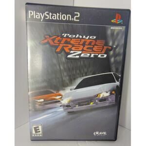 Sony Tokyo Xtreme Racer Zero Playstation 2 Video Game Cars With Insert PS2